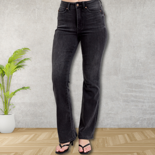 Judy Blue Vintage Wash Black Bootcut Denim