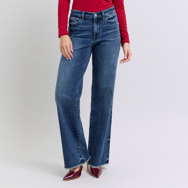 Judy Blue Mid-rise Wide Leg With Tint