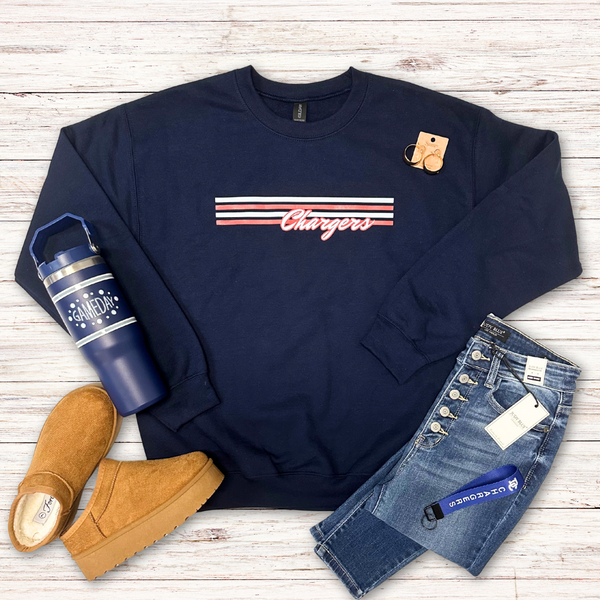 Retro Chargers Crewneck Sweatshirt S-2XL