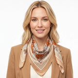 Fall Variety Silky Square Scarf