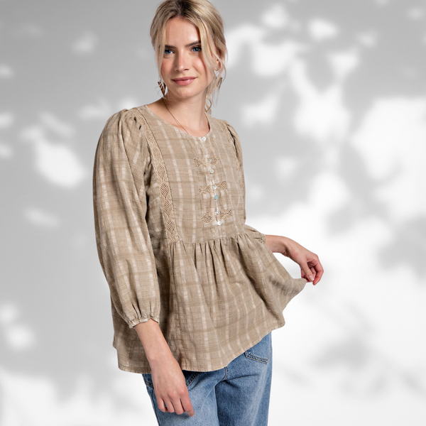 Dustin Peasant Top S-L