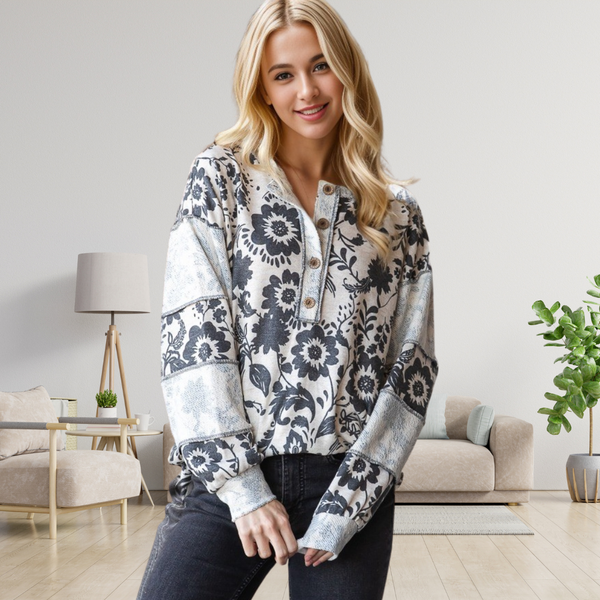 Mimi Henley Top 1XL-3XL