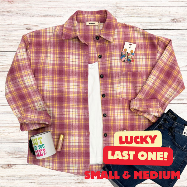 Billie Flannel Shirt S-3XL