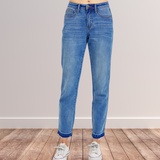 Judy Blue Midrise Rigid Magic Release Hem Boyfriend