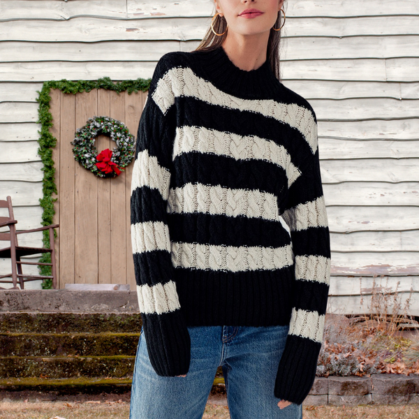 Izzy Cable Knit Sweater S-L