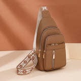 Faux Leather Crossbody Sling Bag