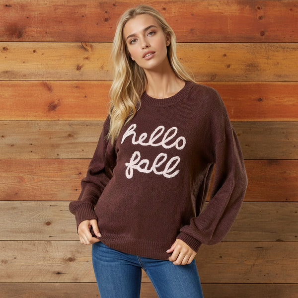 Hello Fall Sweater S-L