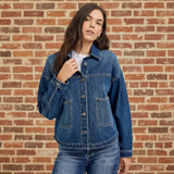 Risen Relaxed Fit Denim Jacket S-XL