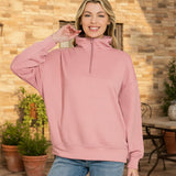 Light Rose Scuba Quarter-Zip S-3XL