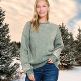 Zenana Ash Jade Pullover S-3XL