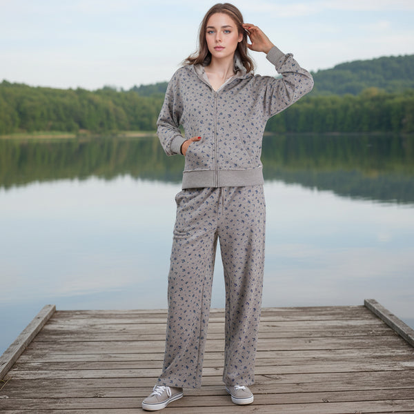 Serendipity Zip-front Hoodie & Pants Set S-L