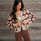 Suzzie Daisy Crochet Cardigan S-XL