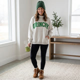 Merry or Grinchy Reversible Mock-neck Sweatshirt