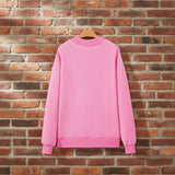 Pink Reversible Oversize Mock Neck Sweatshirt S-XL