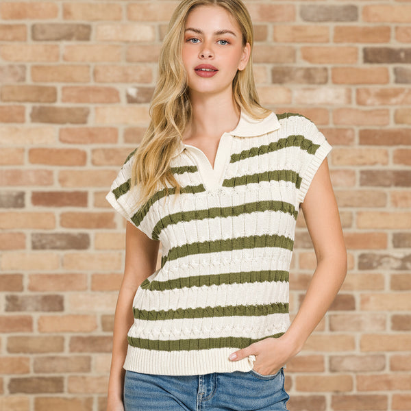 Julia Short Sleeve Sweater S-L