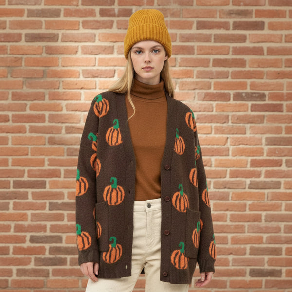 Pumpkin Patch Cardigan S-XL
