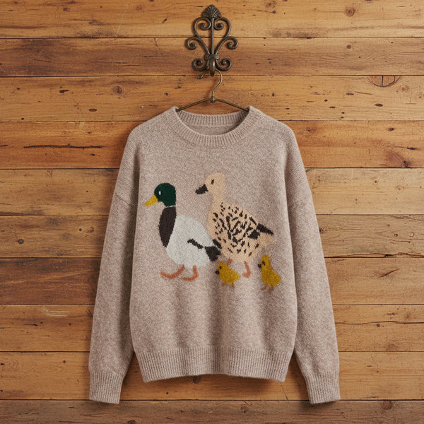 Mocha Mallard Sweater S-L