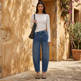 Artemis Vintage High Rise Relaxed Barrel Jeans