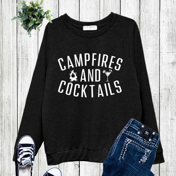 Campfires & Cocktails Sweatshirt