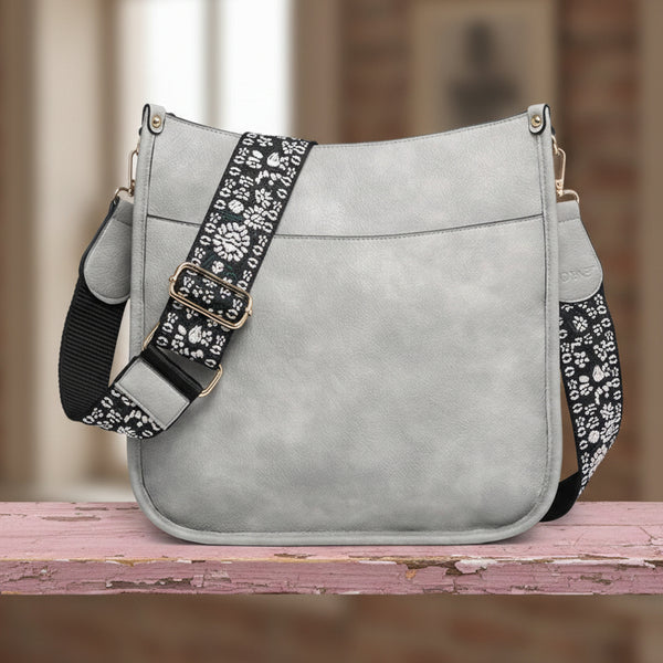 Gray Chloe Crossbody Bag