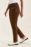 Judy Blue High Waist Aurora Weekender Mahogany