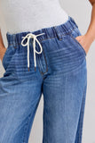 Judy Blue High Waist Palazzo Featherweight Denim