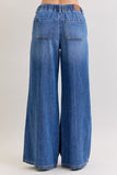Judy Blue High Waist Palazzo Featherweight Denim