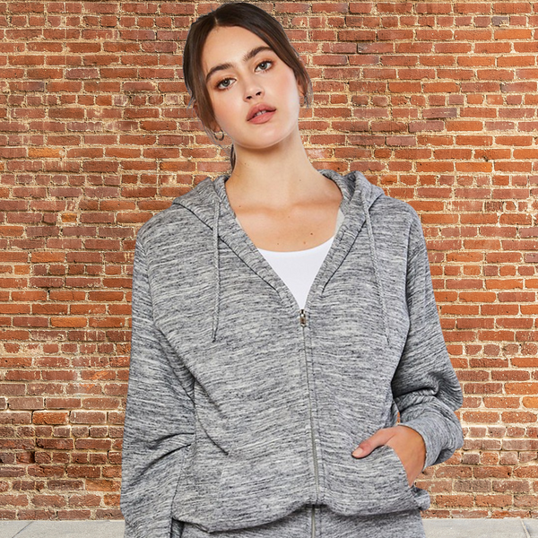 Marble Full-Zip Hoodie S-XL