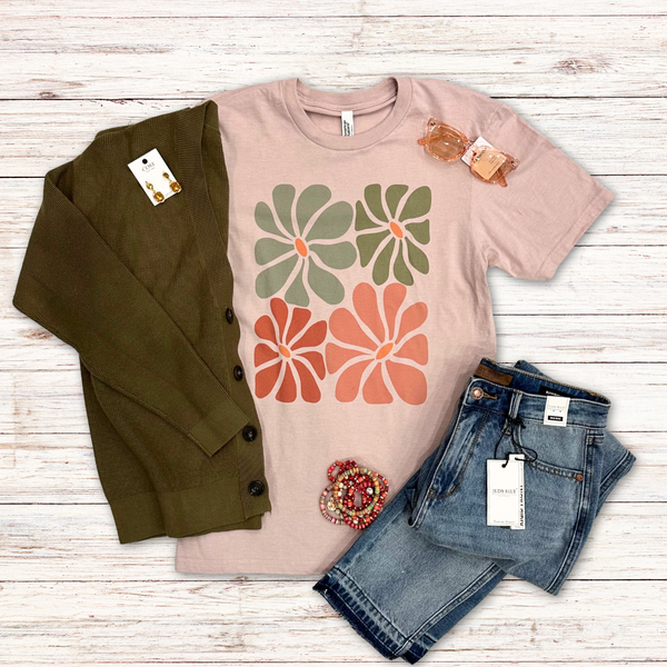 Hippie Flower Tee S-2XL