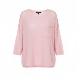 Blush Pink Crochet Summer Sweater S-XL