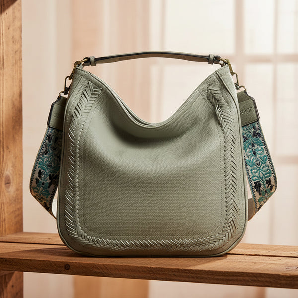 Aris Sage Hobo Crossbody