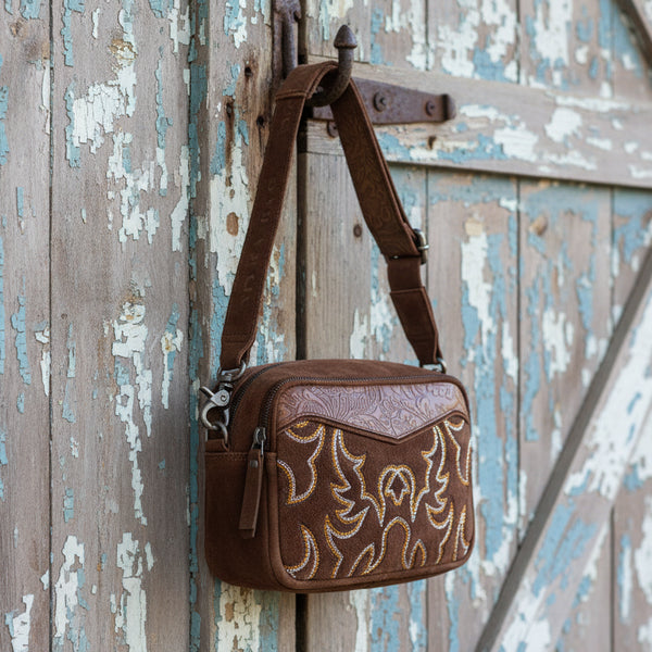 Marla Range Shoulder Bag In Brown