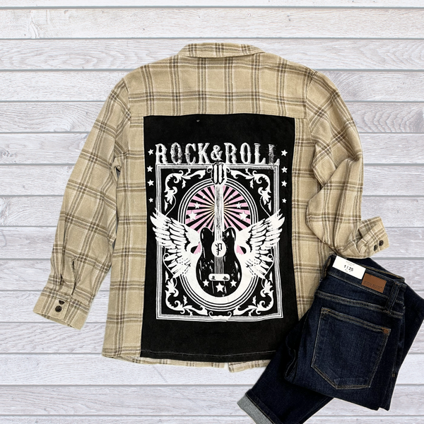 Rock & Roll Flannel S-XL