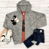 Marble Full-Zip Hoodie S-XL