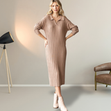 Ribbed MIdi Sweater Dress S-L