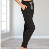 Zenana Black Fleece Joggers S-3XL