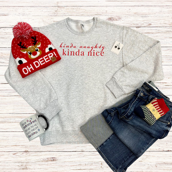 Kinda Naughty Kinda Nice Sweatshirt S