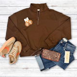 Brown Scuba Quarter-Zip S-XL