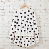 Ivory & Black Polka Dot Set S-XL