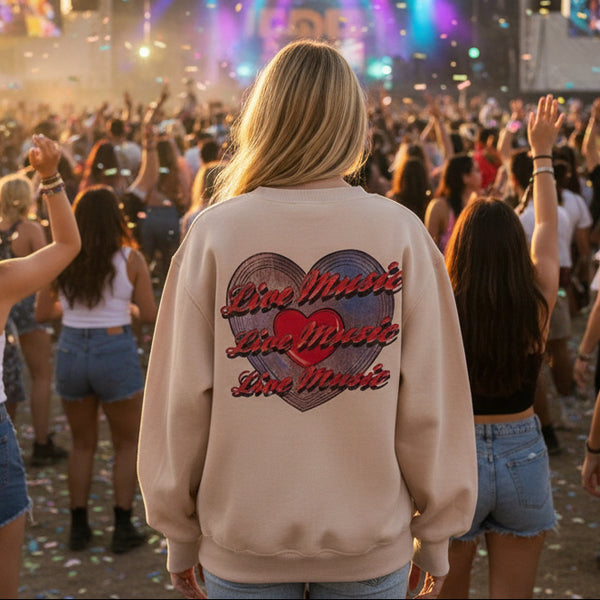 Live Music Sweatshirt S-XL