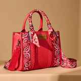 WRANGLER WESTERN DESERT PAISLEY TOTE BAG