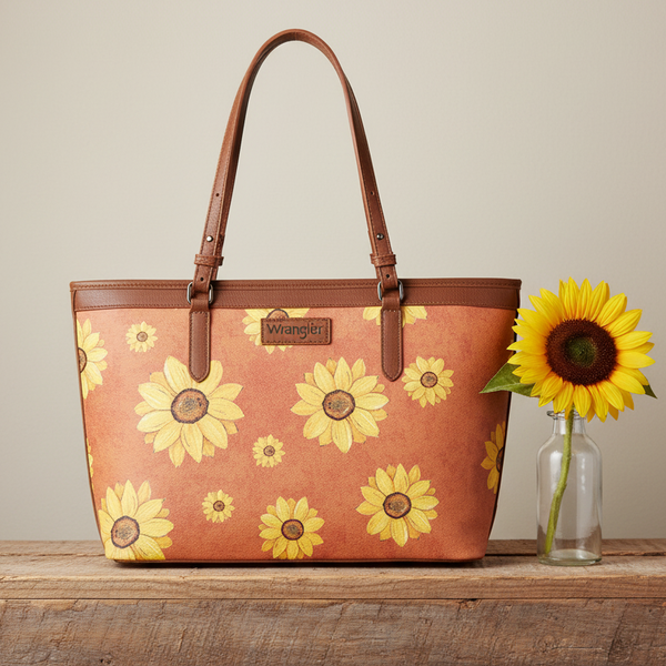 WRANGLER SUNFLOWER TOTE BAG