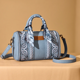Wrangler Desert Paisley Barrel Crossbody Bag