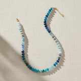 Semi-Precious Stone & Glass Bead Necklace 4 Styles