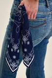 Midrise Jaqueline Flare W/ Triple Needle Back Pkts + Bandana Loop
