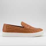Corkys Cognac Hey Girl Quilty As Charged Sneaker Loafer