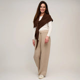 Open Wrap Shawl Jules Fashion Scarf with Loop