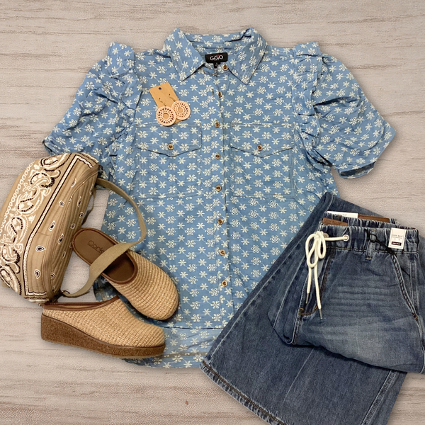 Sabrina Denim Shirt S-L