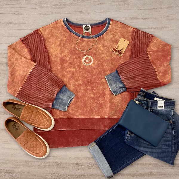 Carrie Pullover Top S-L
