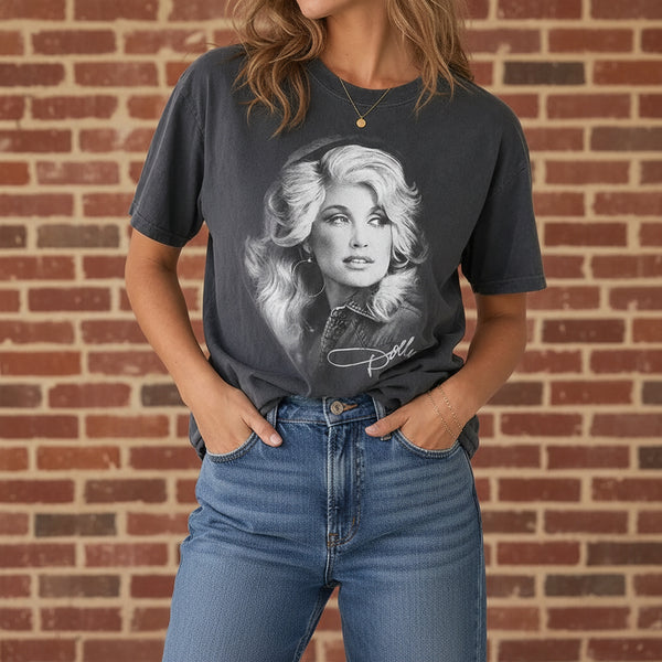 Dolly Vintage Washed Comfort Colors Tee S-XL